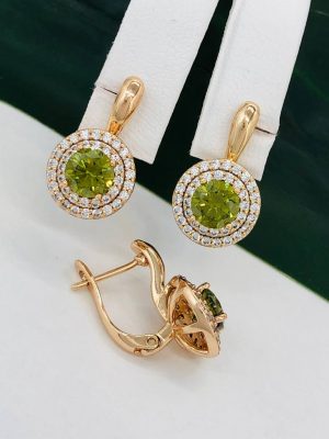 Сережки, Xuping з медичного золота позолота 18к Q  22187
