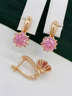 Сережки, Xuping з медичного золота позолота 18к А 22200
