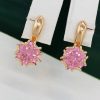 Сережки, Xuping з медичного золота позолота 18к А 22200