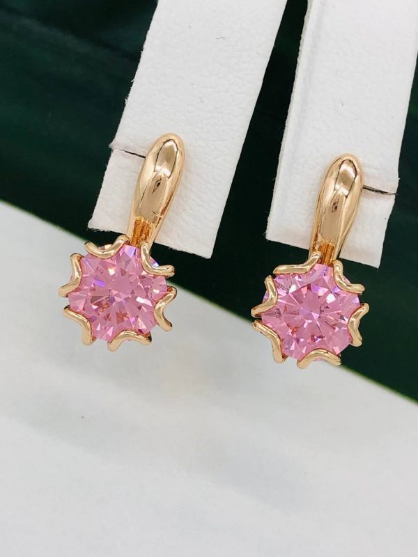 Сережки, Xuping з медичного золота позолота 18к А 22200