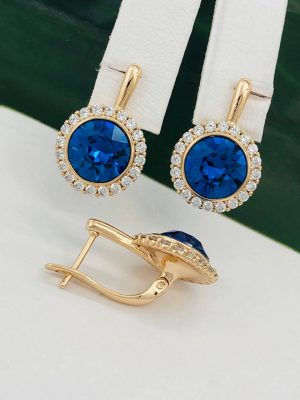 Сережки, Xuping з медичного золота позолота 18к I 11161