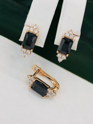 Сережки, Xuping з медичного золота позолота 18к D 22181