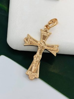2668 Хрестик. Ювелірна біжутерія XUPING