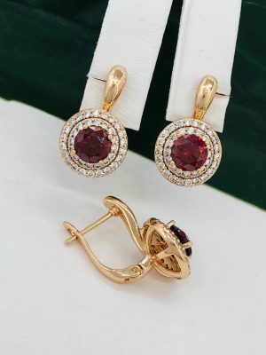 Сережки, Xuping з медичного золота позолота 18к Q  22189